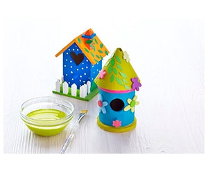 Free Painted Birdhouse Craft Kit At Michaels