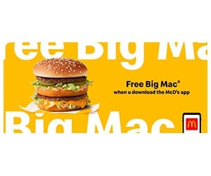 Free McDonald's Big Mac