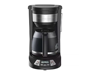 Hamilton Beach 12 Cup Programmable Coffee Maker at Target Only $24.99 (reg $379.99)