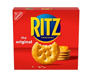 RITZ Original Crackers, 13.7 oz at Walmart Only $2.98 (reg $3.58)