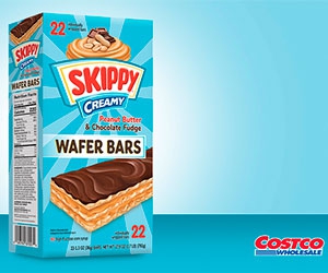 Free Skippy Creamy Peanut Butter & Chocolate Fudge Wafer Bars