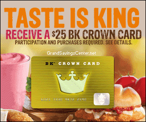 Free $25 BK Crown Gift Card