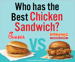 Free $50 chicken sandwich Gift Card