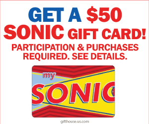 Free $50 Sonic Gift Card