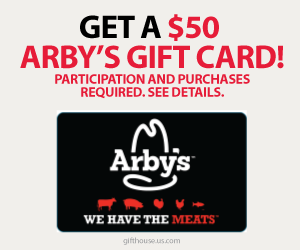 Free $50 Arby's Gift Card