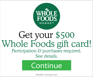 Free $500 Whole Foods Gift Card