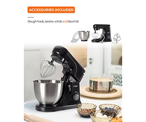 Commercial Chef Electric Stand Mixer 4.7 Quart 7 Speed Settings at JCPenne Only $107.99 with code FRIEND14 (reg $240)