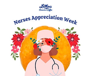 Free Donuts & Coffee For Nurses Om May 8-14 At LaMar's