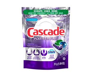 Free 2ct Of Cascade Platinum Plus (31g) From P&G Good Everyday