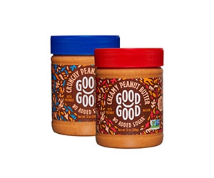 Free jar of GOOD GOOD Natural Peanut Butter