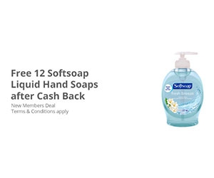 Free 12 Softsoap Liquid Hand Soaps after Cash Back (New TCB Members!)