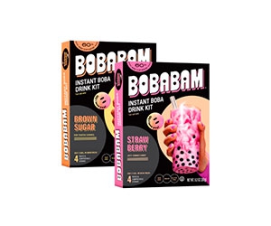 Free box of Instant Boba Drink Packs