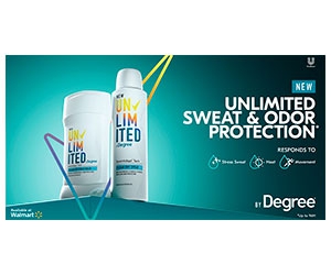 Free Degree Unlimited Antiperspirant Deodorant