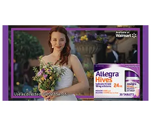 Free Allegra® Hives, Non-Drowsy Allergy Relief, 30 ct tablets