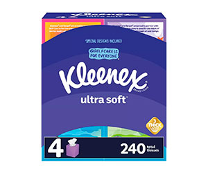 Kleenex Ultra Soft Facial Tissue Self-Care Awareness Pack at Target Only $5.85 (reg $6.89)