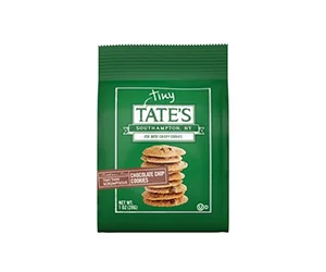 Free ONE (1) Tiny Tate's Chocolate Chip Cookies
