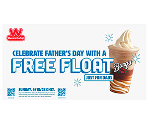 Free Float On Father's Day At Wienerschnitzel