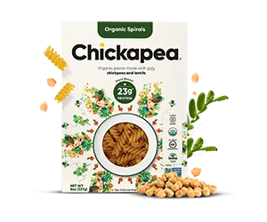 Free Chickapea Organic Pasta Sample