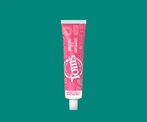Free Tom's of Maine Sensitive & Whitening Toothpaste Sample