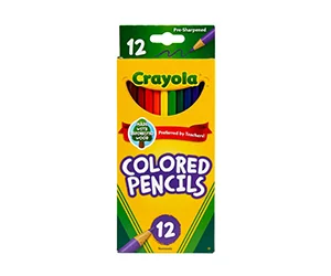 Crayola 12ct Kids Pre-Sharpened Colored Pencils at Target Only $0.99 (reg $1.99)
