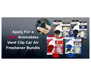 Free Aromables Vent Clip Car Air Freshener Bundle