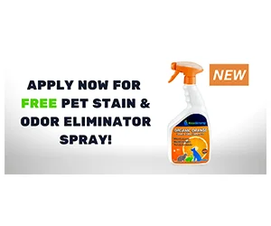 Free Organic Orange Pet Stain & Odor Eliminator