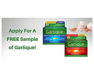 Free Garlique Healthy Blood Pressure Formula Or Healthy Cholesterol Formula Supplements