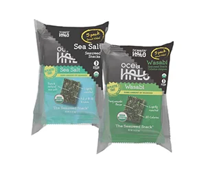Free pack of 5pk Seaweed Snacks