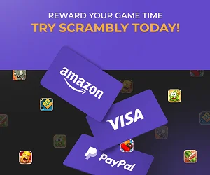 Get instantly paid for trying out new apps and games with Scrambly