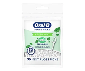 Free Oral-B Burst of Scope Floss Picks