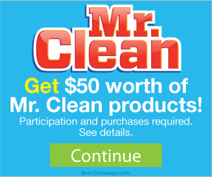 Free Mr. Clean Products