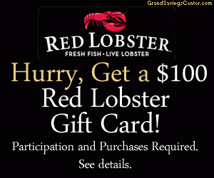 Free $100 Red Lobster Gift Card