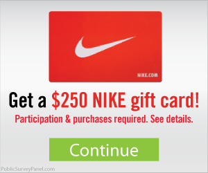 Free $250 Nike Gift Card