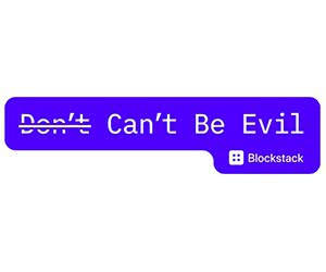 Free ”Don't/Can't Be Evil” Sticker