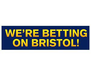 Free ”We're Betting On Bristol” Sticker