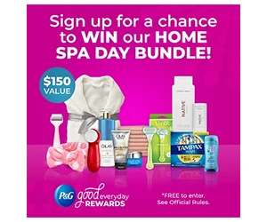 Free Weekly Sweepstakes worth $150 from P&G