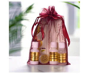Free Nonie of Beverly Hills AHA! Sample Kit With Skin Cleanser, Tonic, Moisturizer, & Body Lotion