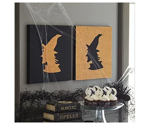 Free Witch Silhouette Painting Craft Kit At Michaels On October 22nd