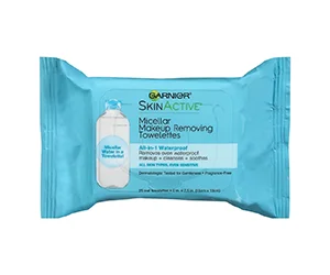 Garnier Skinactive Micellar Waterproof Makeup Removing Towelettes, 25/Pack at CVS Only $3.65 (reg $7.29)