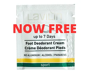 Free Foot Deodorant Cream From Lavilin