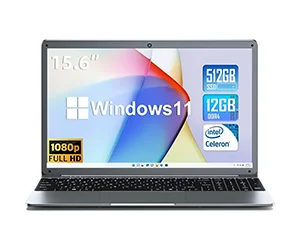 SGIN 15.6inch Laptop 12GB DDR4 512GB SSD Windows 11 Laptop Computer with Intel Celeron N5095A up to 2.9GHz Full HD 1920x1080 Laptops Computer at Walmart Only $359.99 (reg 1,333.99)