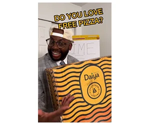 Free Daiya Pizza