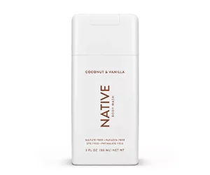Native Coconut and Vanilla Body Wash at Target Only $2.99