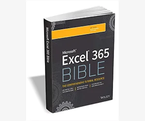 Free eBook: ”Microsoft Excel 365 Bible ($33.00 Value) FREE for a Limited Time”