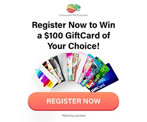 Win a $100 Gift Card Every Month