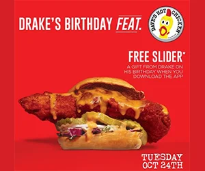 Free Slider At Dave's Hot Chicken On October 24th