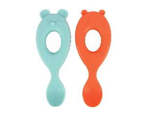 Free Nuby All Silicone Character Feeding Spoons