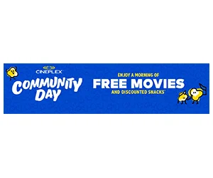 Free Movies At Cineplex On November 4th