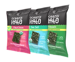 Free Ocean's Halo Trayless Seaweed Snack