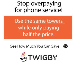 Twigby offers high qulaity cellular service at a fraction of the cost